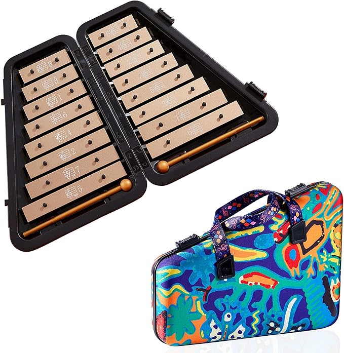 专业 glockenspiel 16 音符双排铝板钢琴教育打击乐铝乐器礼品成人和